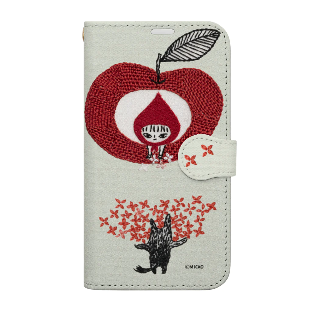 MICAOの手帳型G-「リンゴの家」 Book-Style Smartphone Case