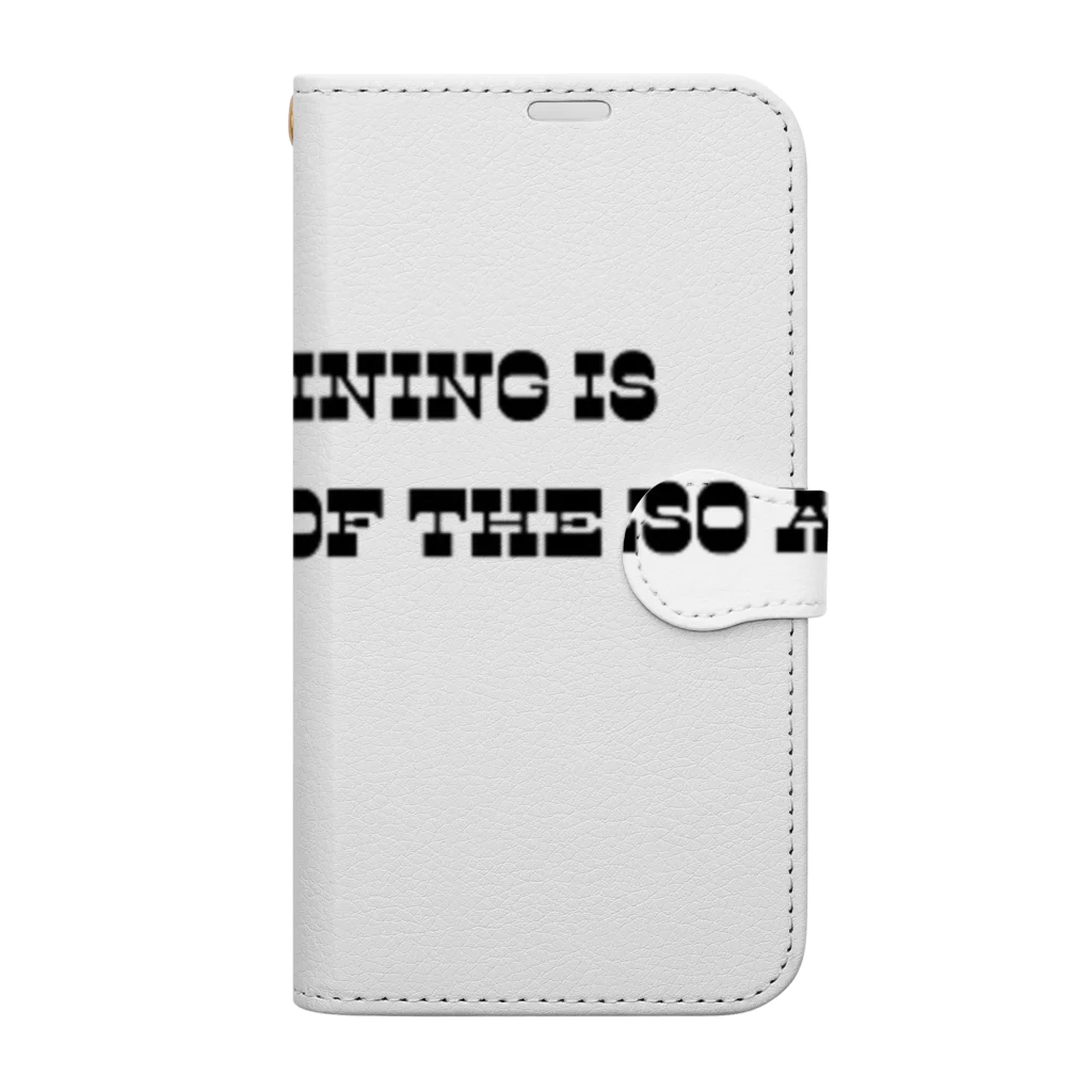 muscle_0419のMuscle training is also a training of the mind. Book-Style Smartphone Case