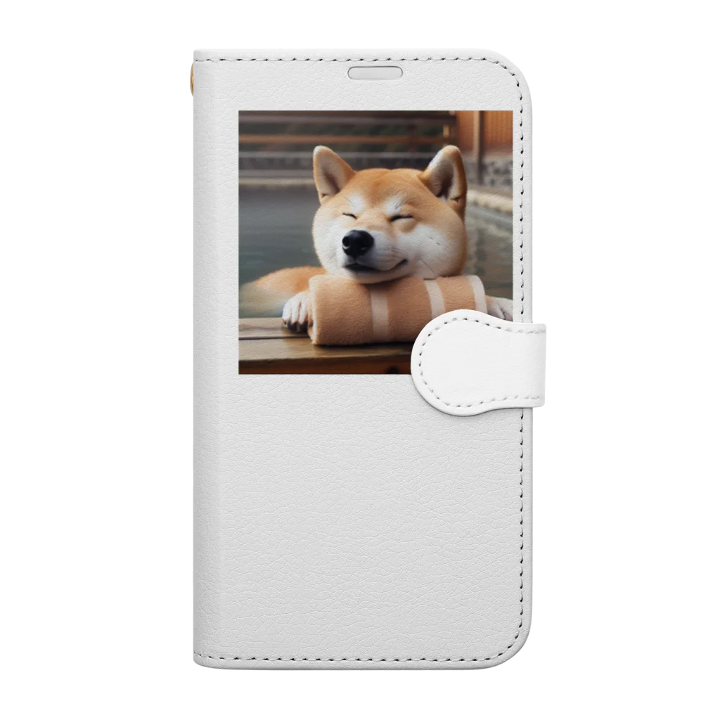 wonderwoofのほっこり柴犬 Book-Style Smartphone Case