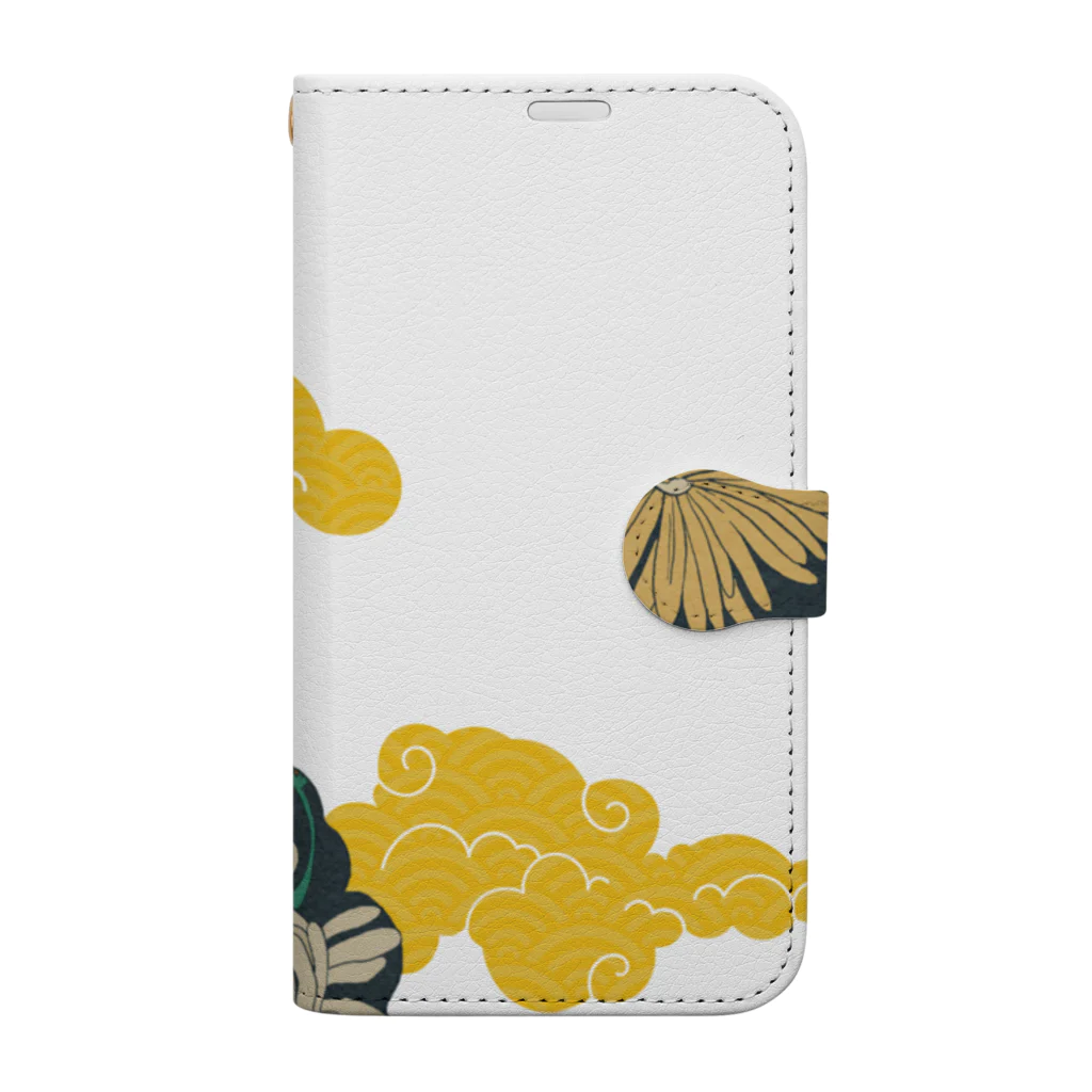 YUKIWAの雲取り Book-Style Smartphone Case