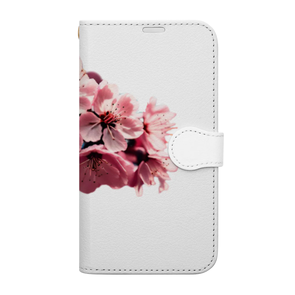 BONNAGOの桜 Book-Style Smartphone Case