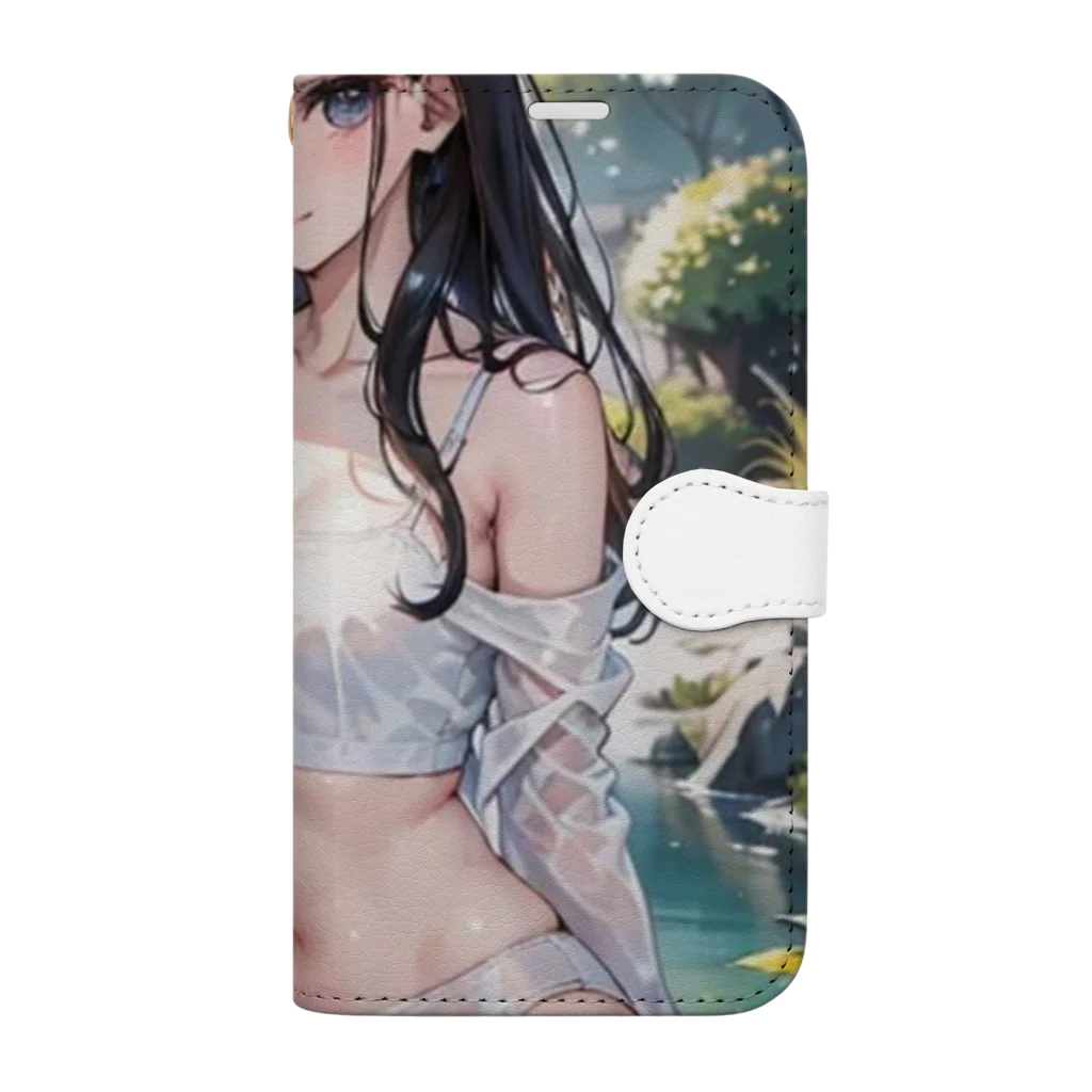 yumi889kiteの夏日の風物詩 Book-Style Smartphone Case