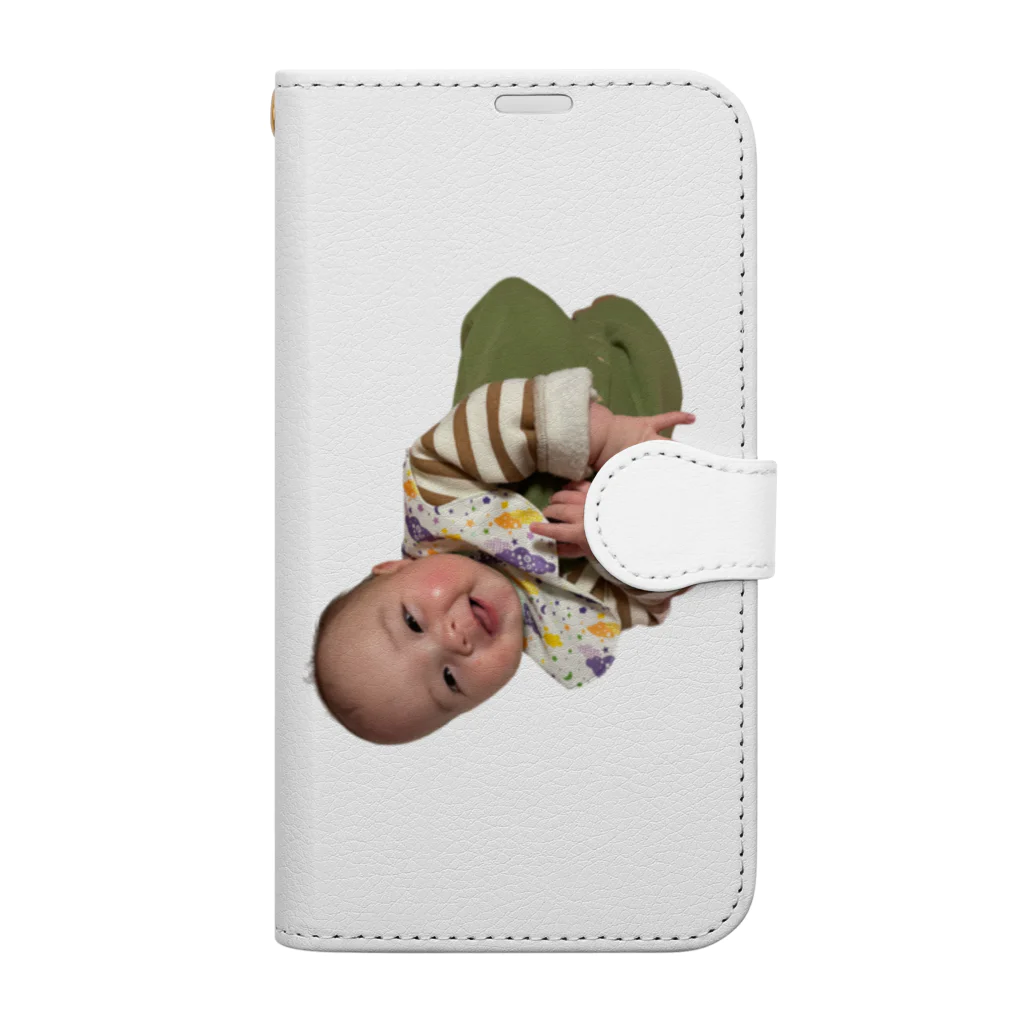 Itto_kawaiibabyのItto 赤ちゃん 産まれちゃったぁポーズ🥰 Book-Style Smartphone Case