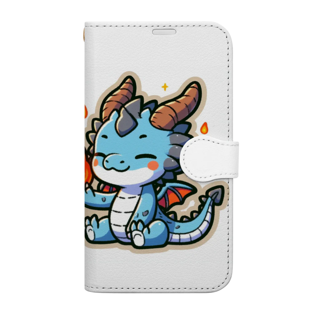 scarlet358のドラゴンくん Book-Style Smartphone Case