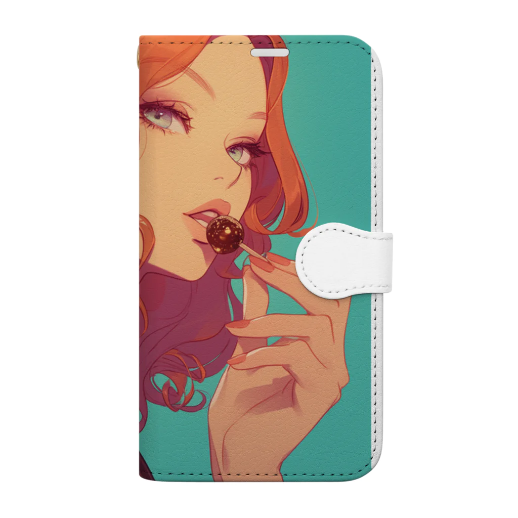 AQUAMETAVERSEのショコラエレガンス Marsa 106 Book-Style Smartphone Case