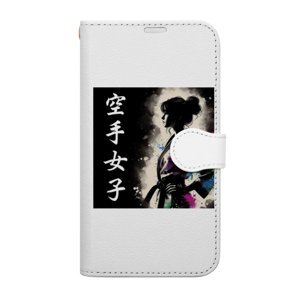 Tomohiro Shigaのお店の空手女子 Book-Style Smartphone Case