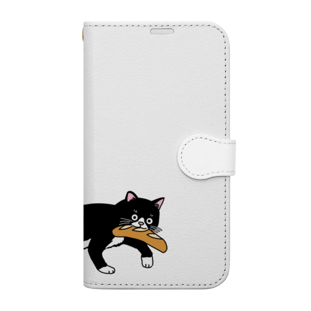 Paindepices（パンド・エピス）のパンド・エピス　ねこ Book-Style Smartphone Case