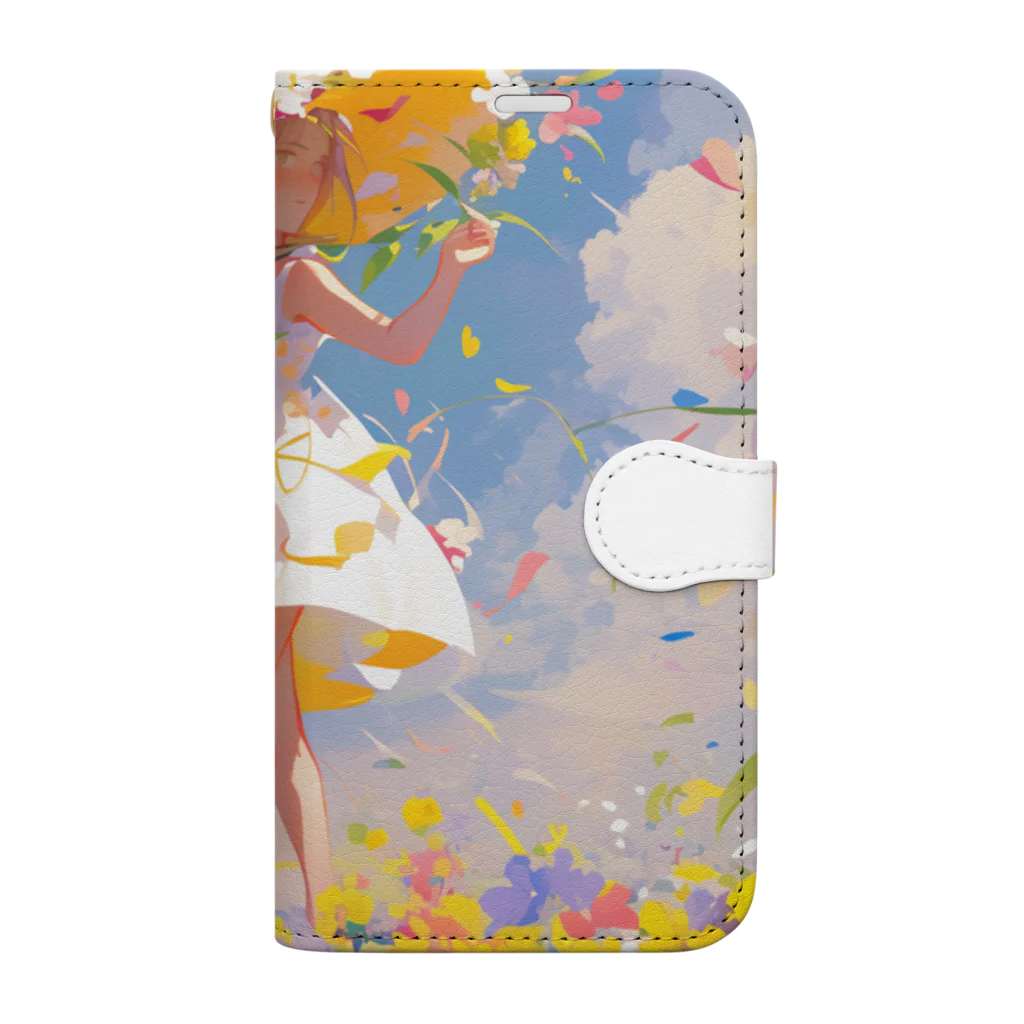 AQUAMETAVERSEの花のささやき　ラフルール　1859 Book-Style Smartphone Case