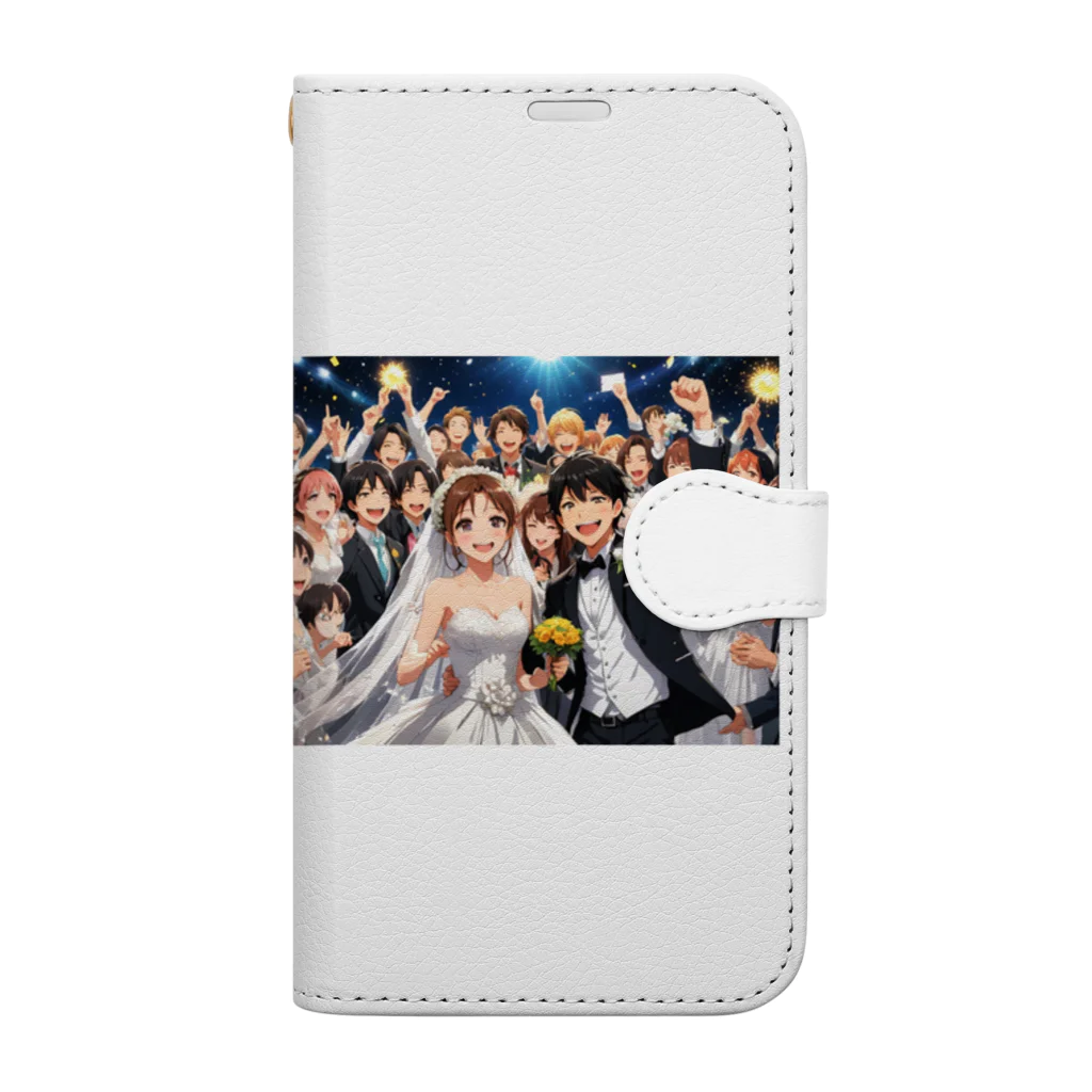 studio eizoの結婚式でハッピー♡ハッピー！ Book-Style Smartphone Case