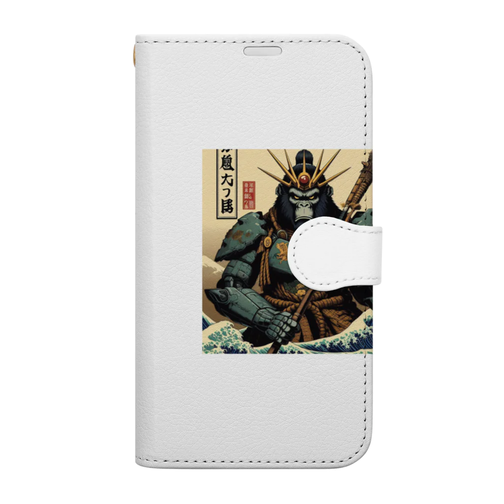 RuiButonのゴリ斎 Book-Style Smartphone Case