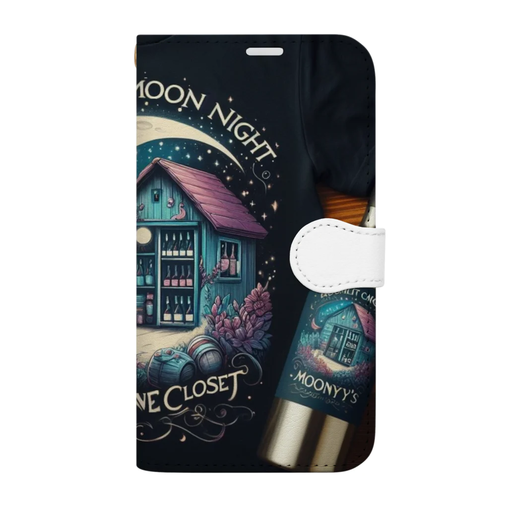 MOONY'S Wine ClosetのA Dreamy moon night Book-Style Smartphone Case