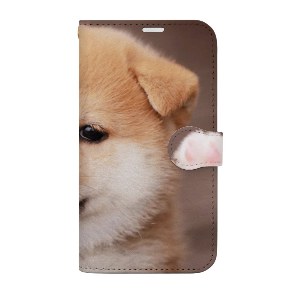 金太郎の可愛い柴犬 Book-Style Smartphone Case