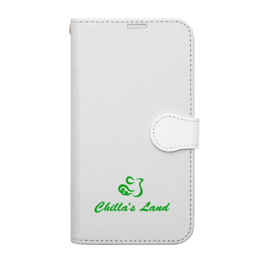 Chilla's Landのチラズランドロゴ Book-Style Smartphone Case