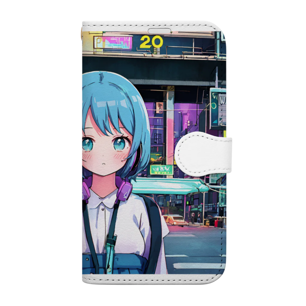 kotoha416 Music OFFICIAL GOODSのAozuki│アオヅキ Book-Style Smartphone Case