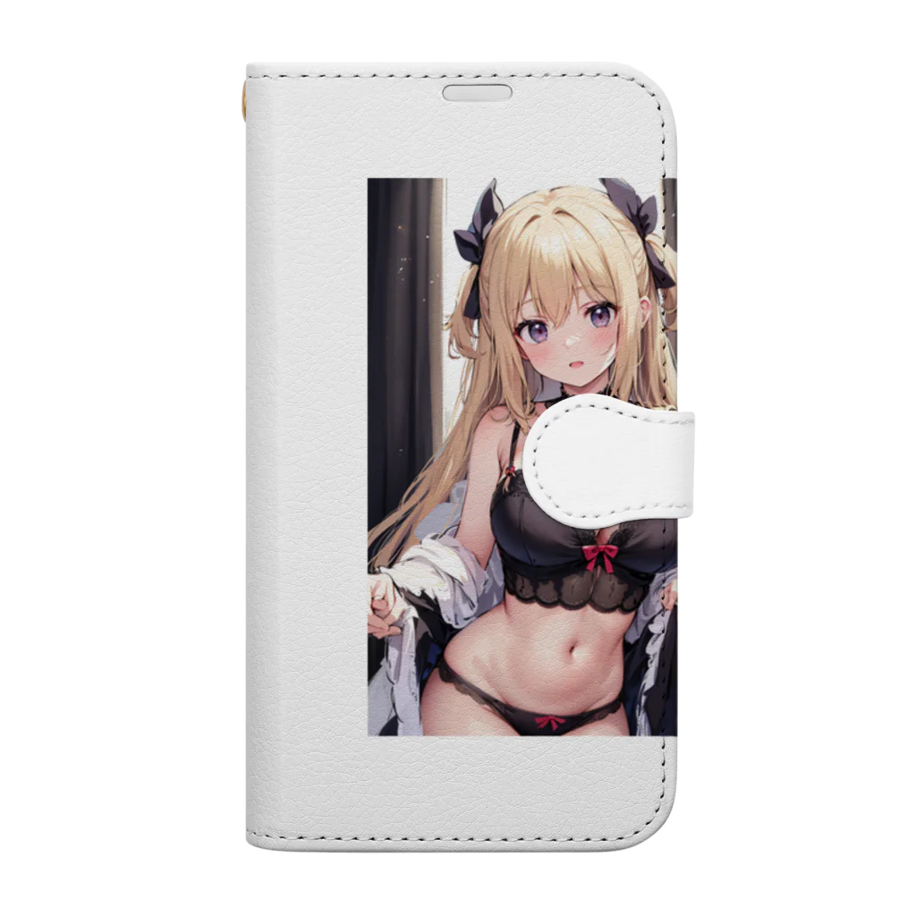 inoken_のロリ金髪 Book-Style Smartphone Case