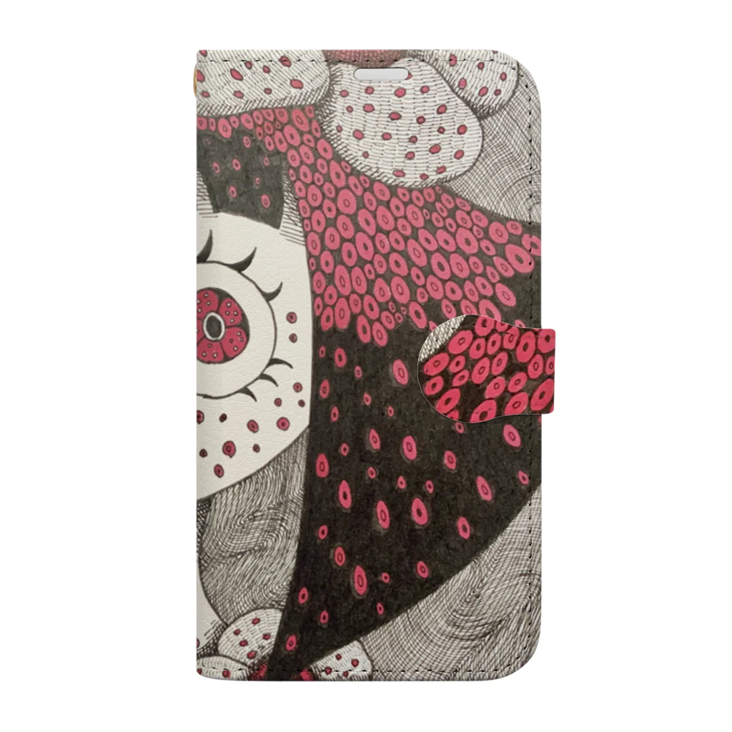 なすな屋の夢現の女の子 Book-Style Smartphone Case