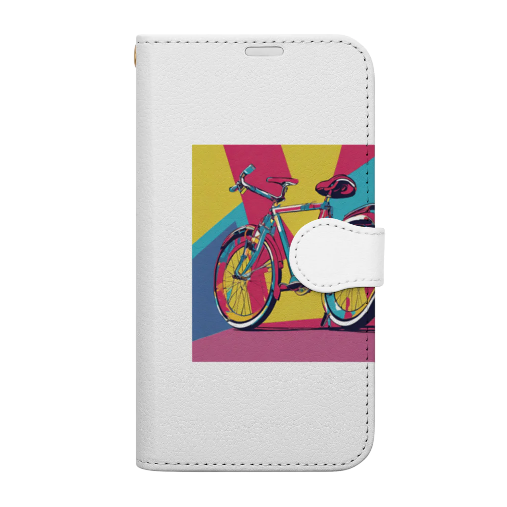 NeoPopGalleryのPOPART bicycle Book-Style Smartphone Case