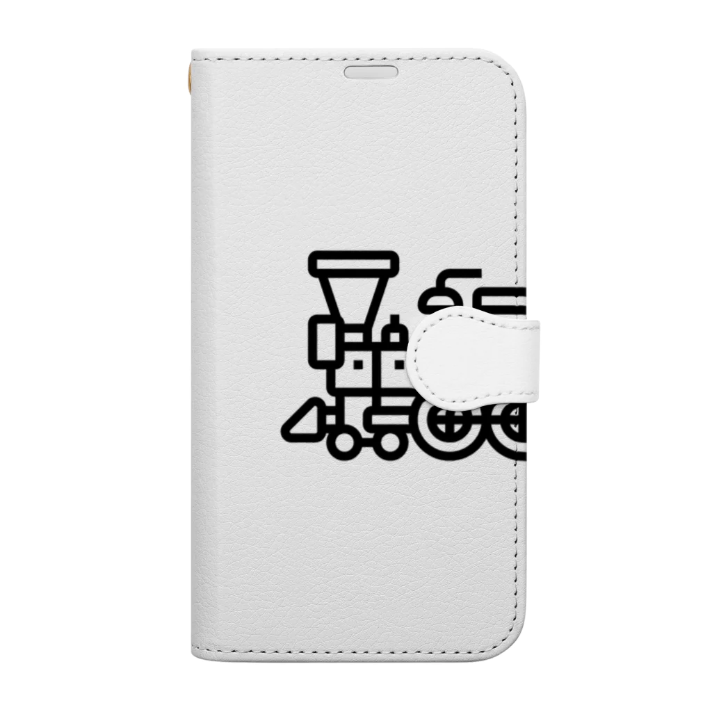 kouyou0625の機関車グッズ Book-Style Smartphone Case