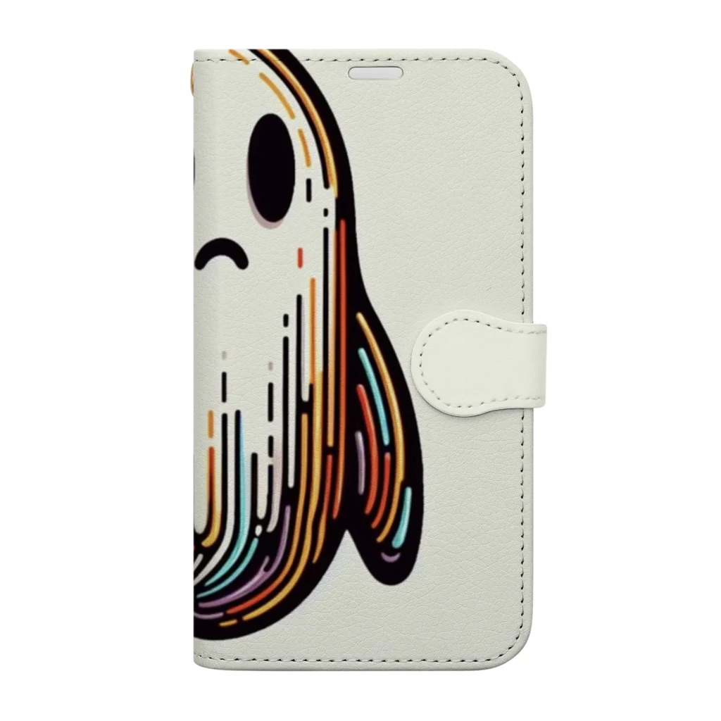 Ryutinのゴーストくん Book-Style Smartphone Case