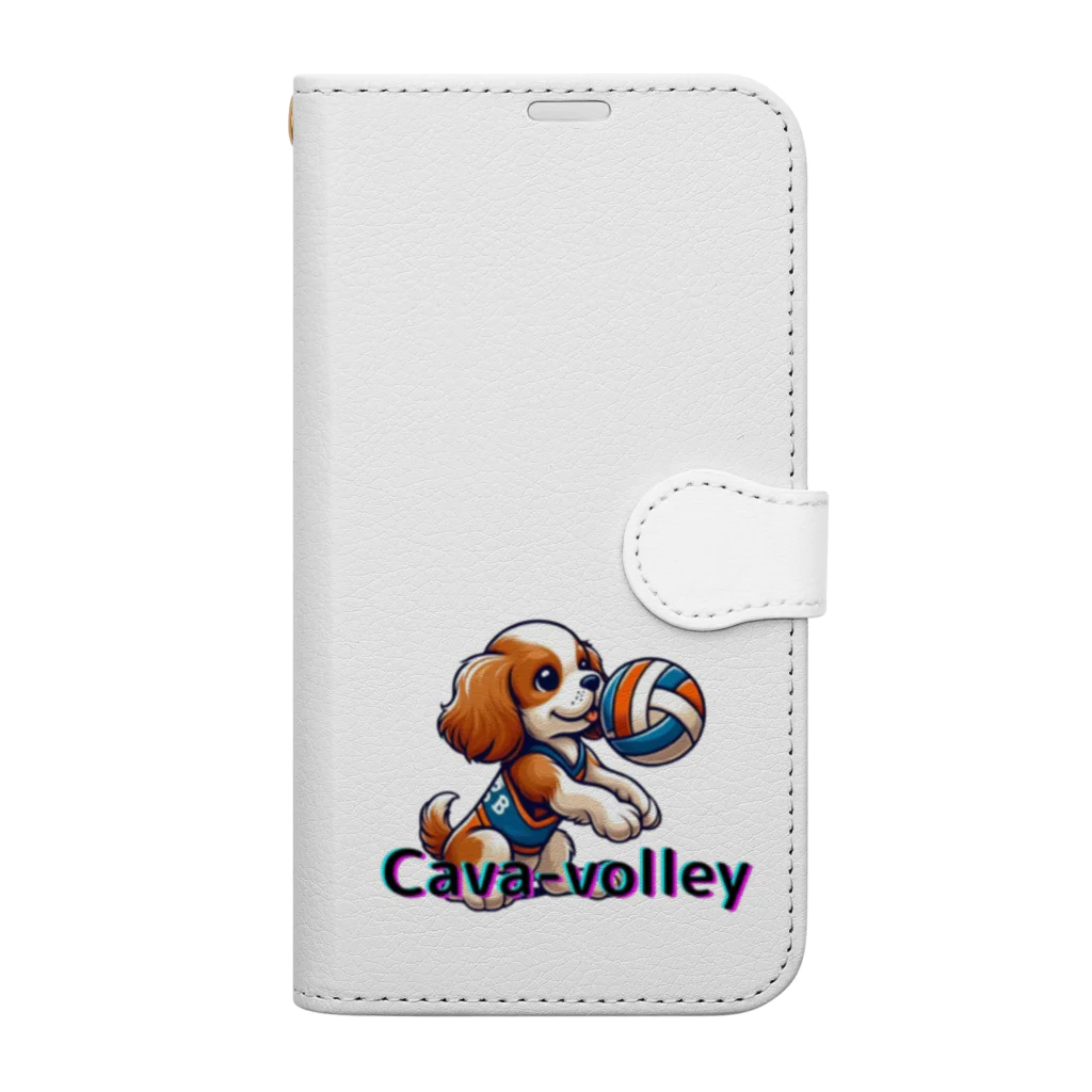 cava-sports　【キャバースポーツ】のcava-volley Book-Style Smartphone Case