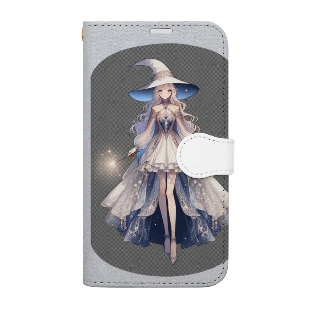 AIキャラつく〜るの魔法使いの女の子 Book-Style Smartphone Case