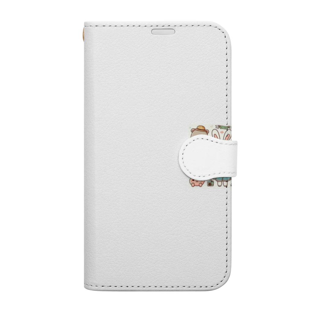 moyasi_777のanimals Book-Style Smartphone Case