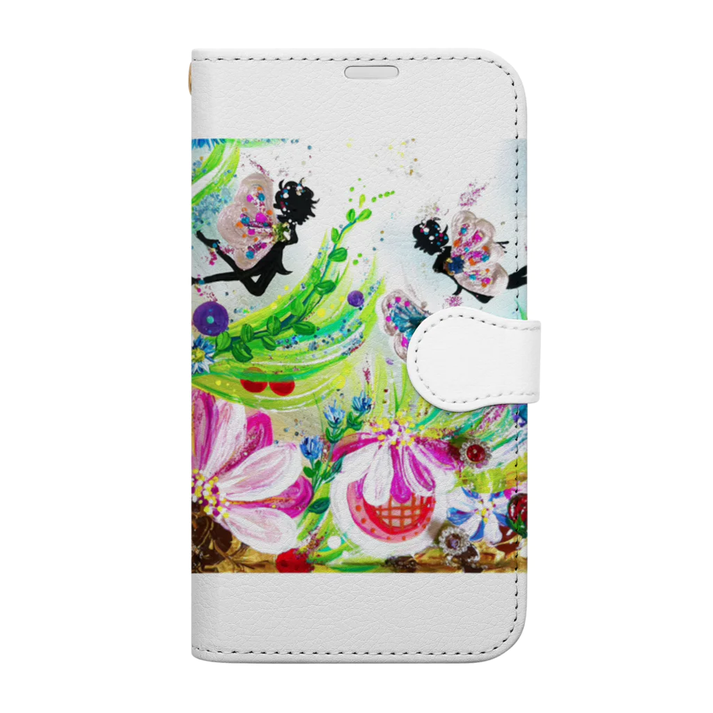 yukie8139の二人の妖精 Book-Style Smartphone Case