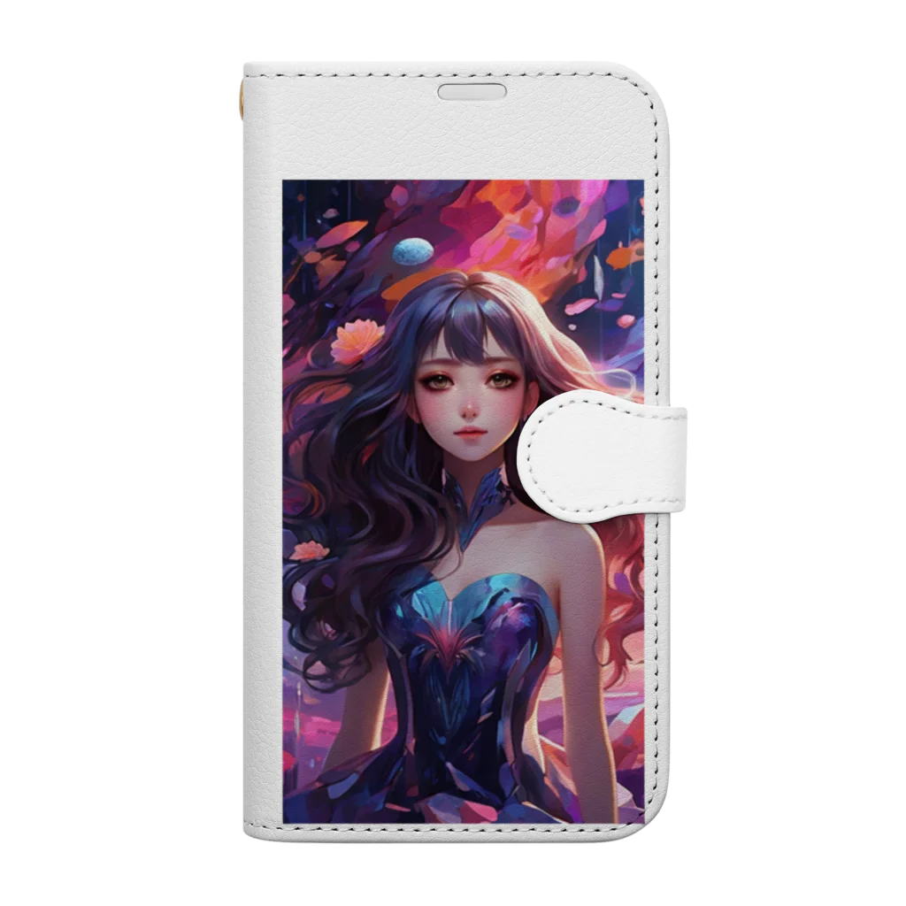 akipoyoのルナフローラ Book-Style Smartphone Case