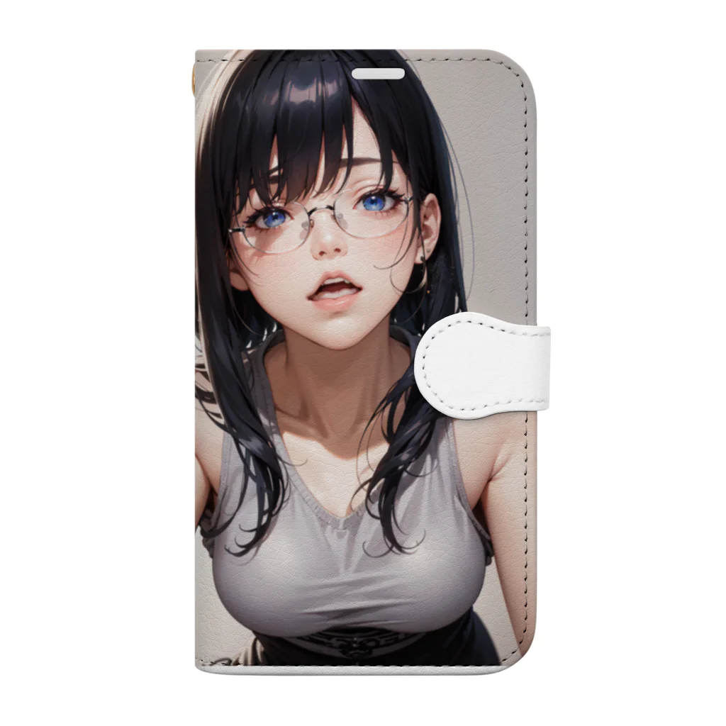 美少女学院の黒髪美少女　美鈴ちゃん２ Book-Style Smartphone Case