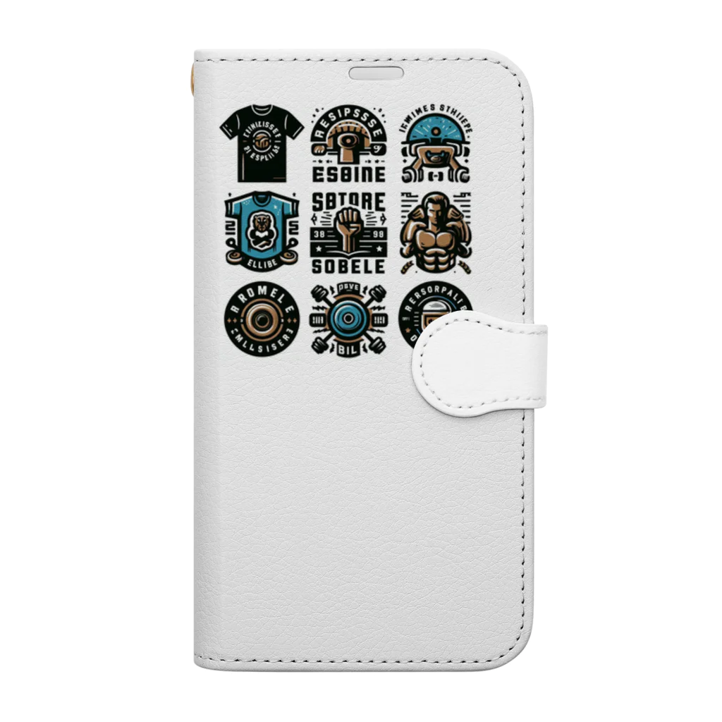 myojinのマッチョグッズ Book-Style Smartphone Case