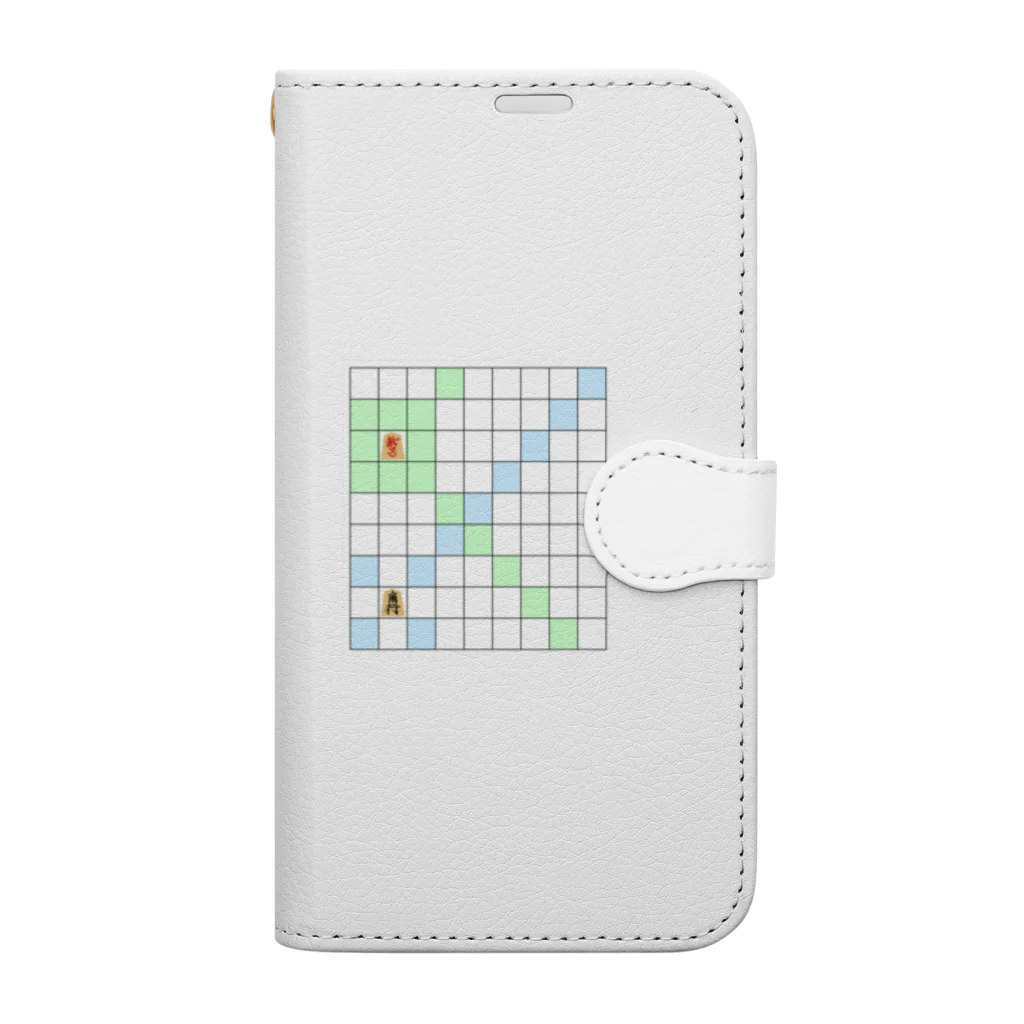 きほんてきにはものと～んの角行 Book-Style Smartphone Case