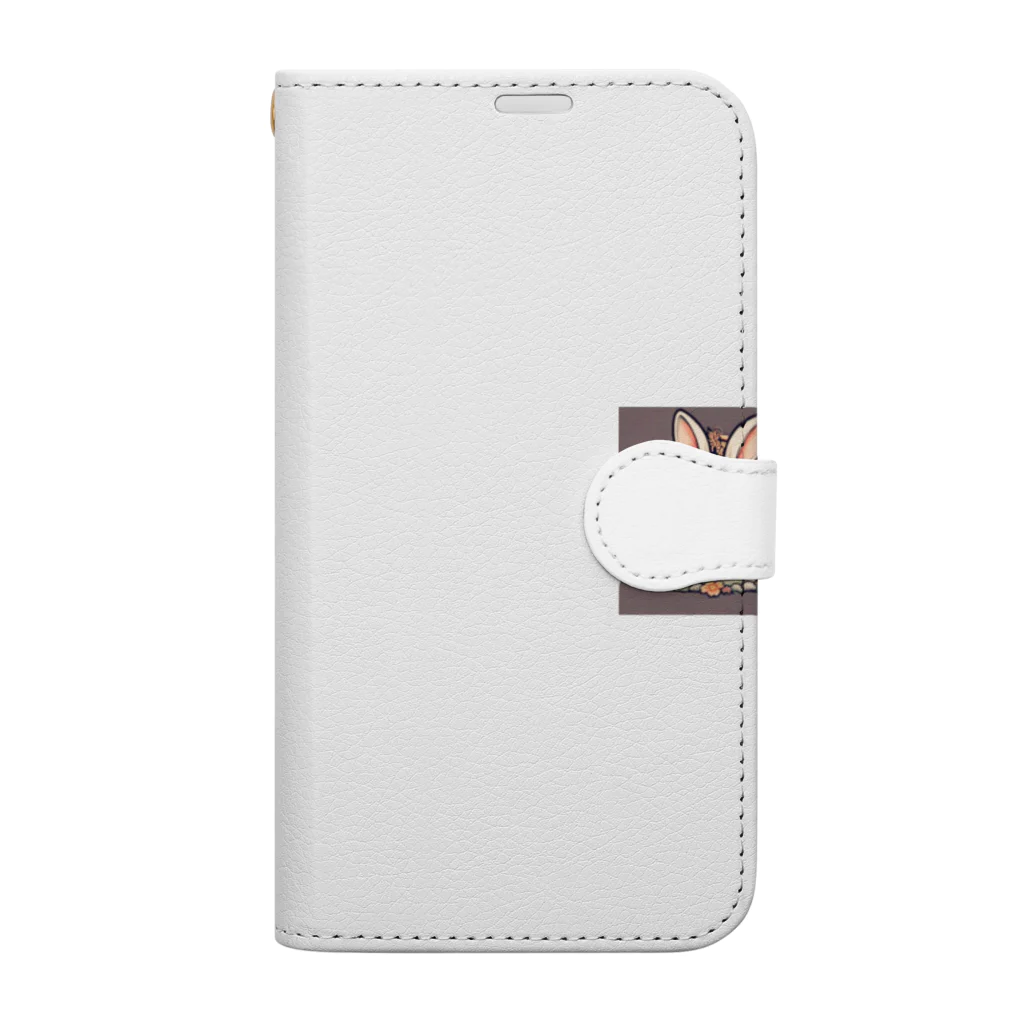 脱兎ショップのニク脱兎 Book-Style Smartphone Case