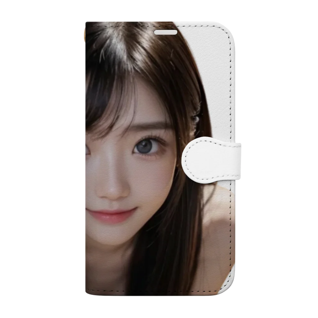 yumi889kiteの瞳の輝き Book-Style Smartphone Case