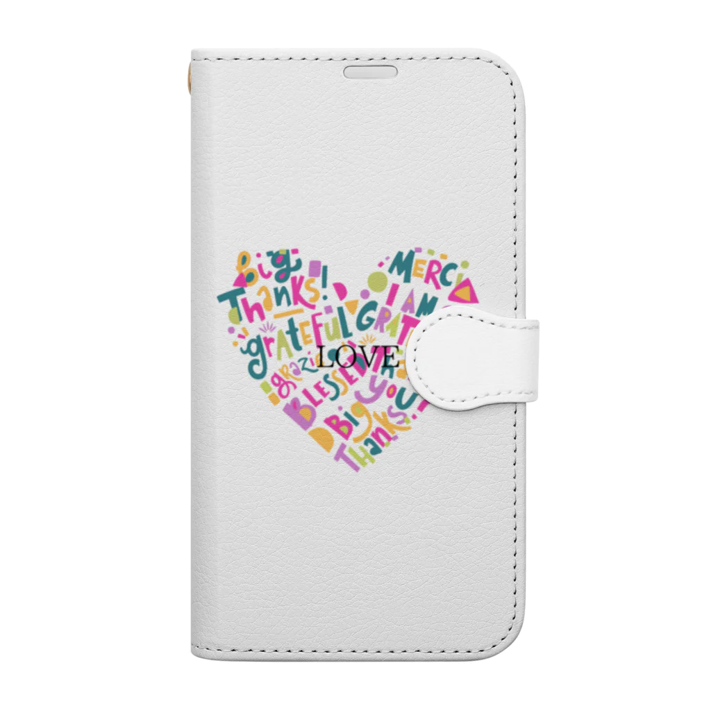 BIGSALEのオリジナルハート Book-Style Smartphone Case