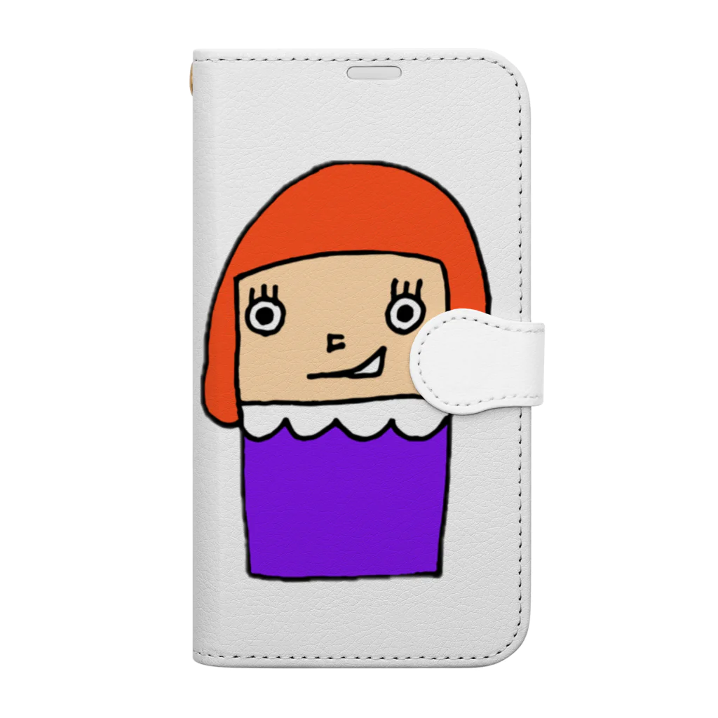 sooomaxの四角いちゃん Book-Style Smartphone Case