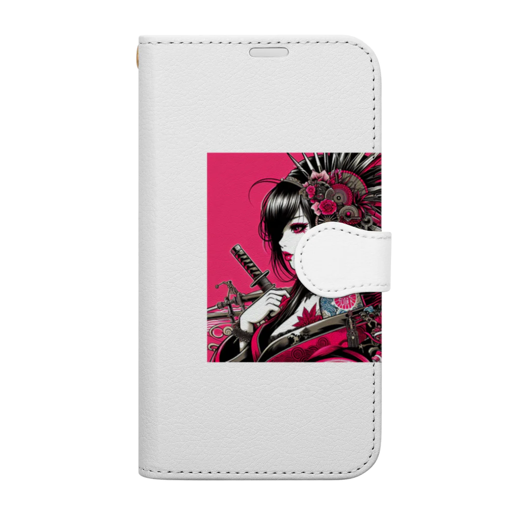 悪魔キャンディの美女の反逆者 Book-Style Smartphone Case