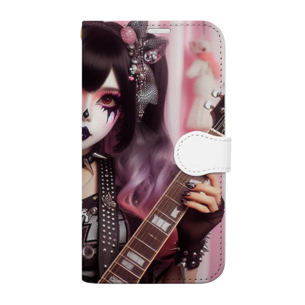 悪魔キャンディの「闇夜のギターヒロイン」 Book-Style Smartphone Case