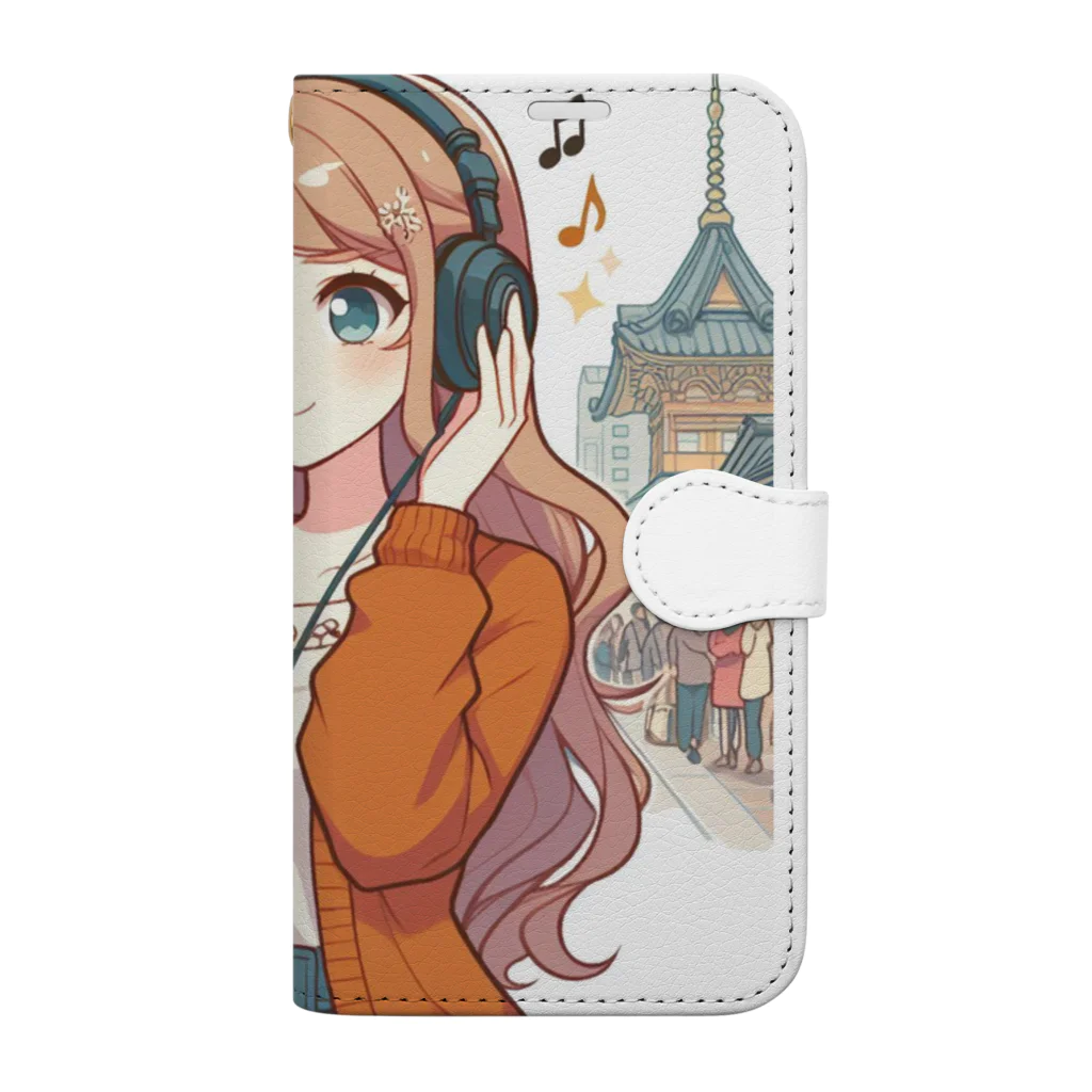 us shopのシンフォニックスター Book-Style Smartphone Case