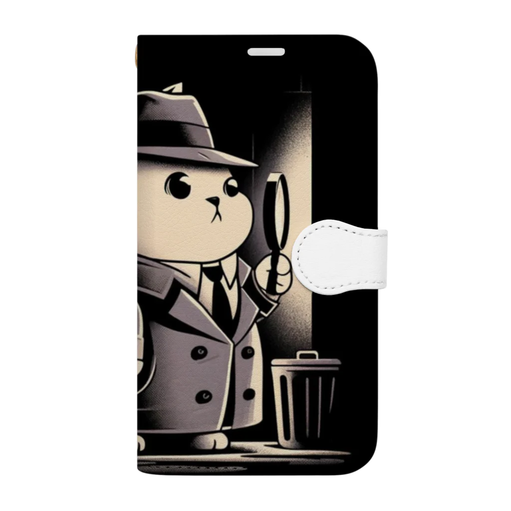 statham2865の猫探偵 Book-Style Smartphone Case