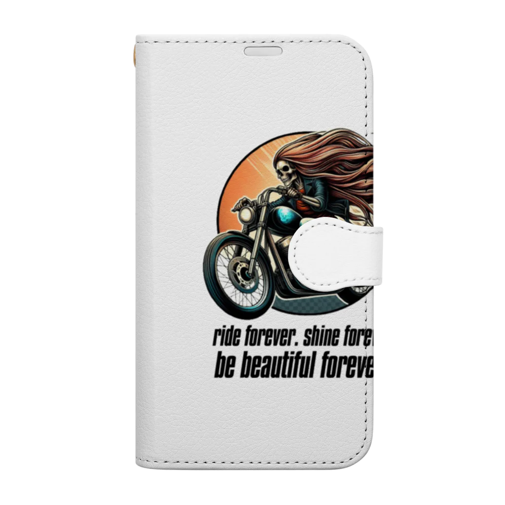 shime_savaのride forever. shine forever. be beautiful forever! Book-Style Smartphone Case