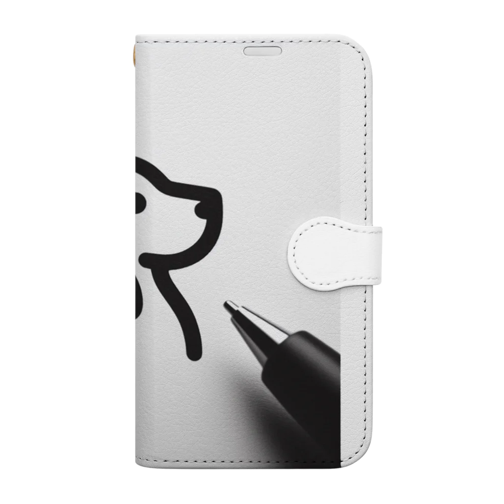 GDWEEDの犬 Book-Style Smartphone Case