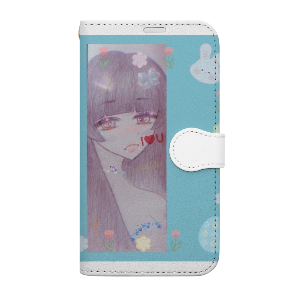 りゅ姫愛 Ｌｙｕｋｉａ🖤*･°のぐろーざちん♡ Book-Style Smartphone Case