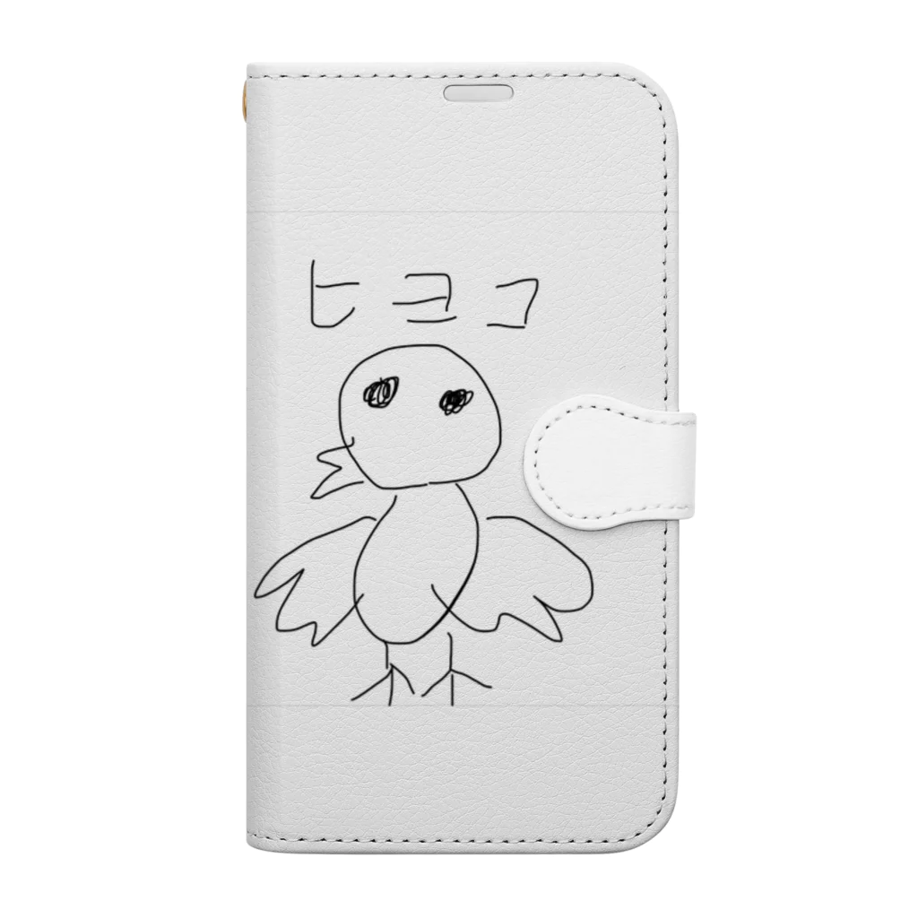 hetaTのhetaTひよこ 手帳型スマホケース