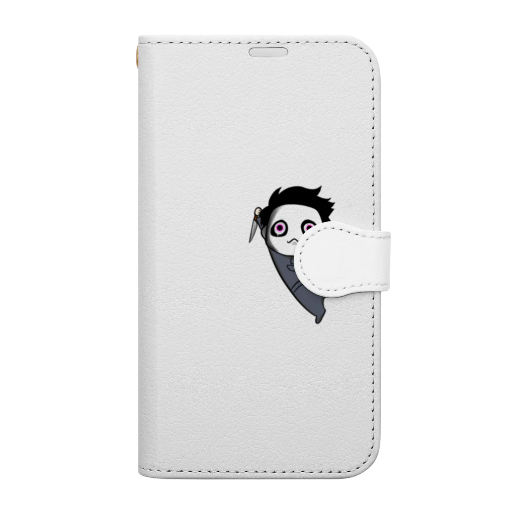 金太郎問屋のイライラマイケルくん Book-Style Smartphone Case