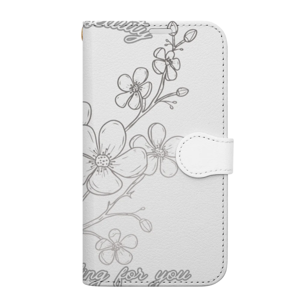 Kotoha-shopの桜の花言葉 Book-Style Smartphone Case