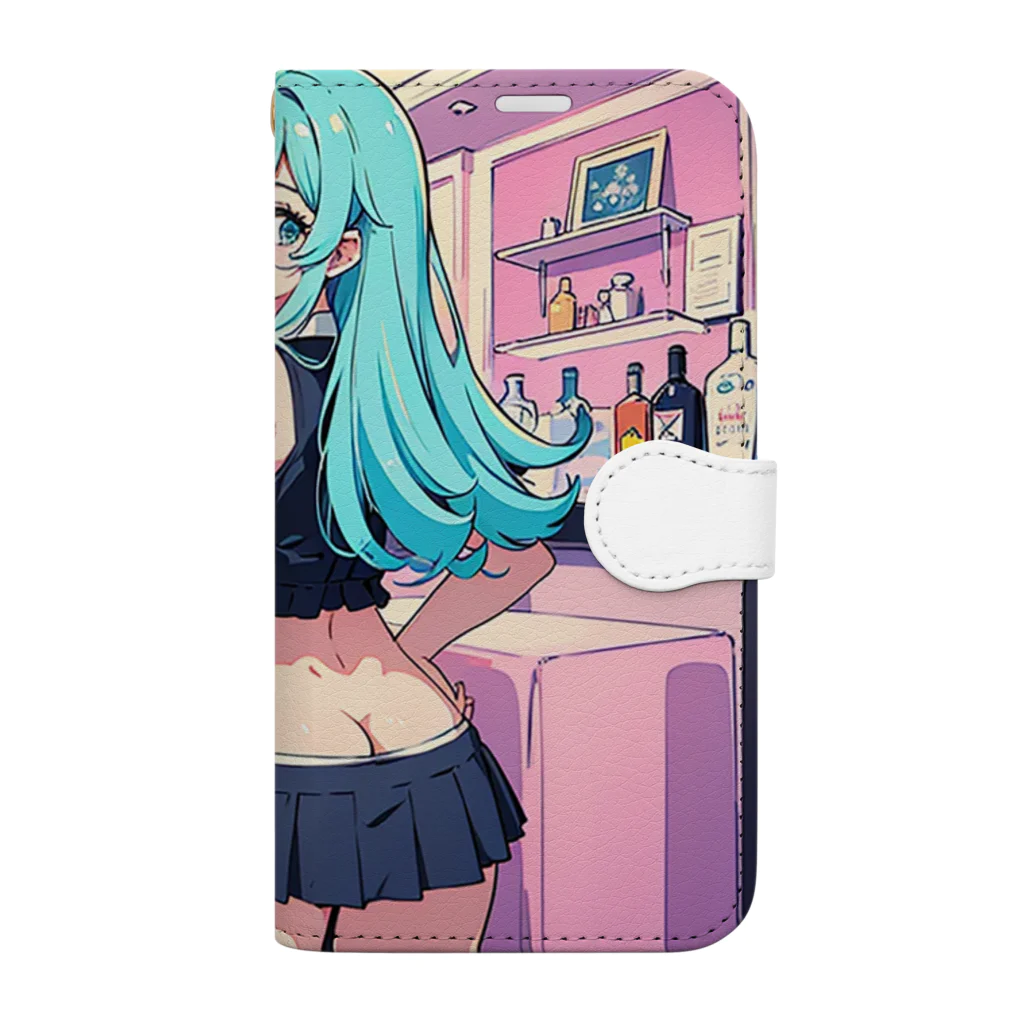 yozoraniyumeoの魔法バーテンダー少女 Book-Style Smartphone Case