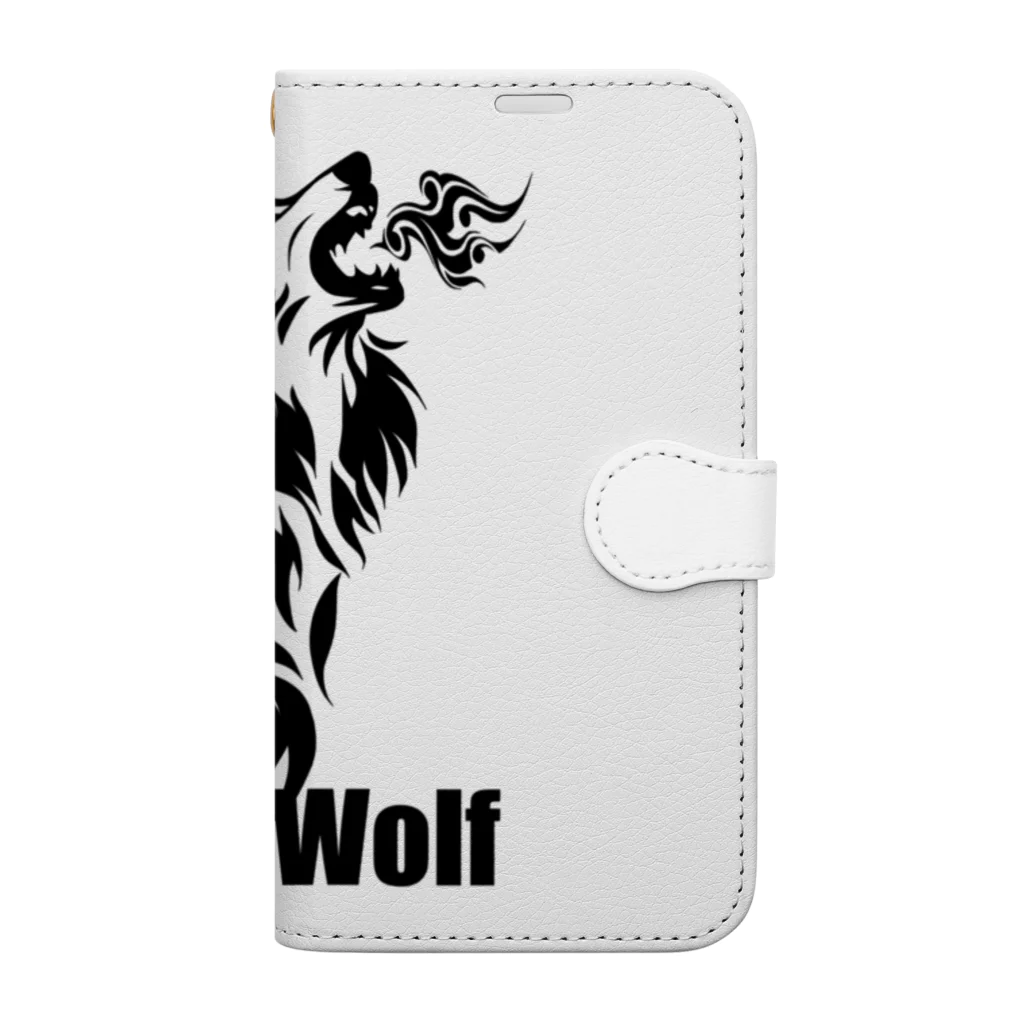 金太郎問屋のBow Wolf Book-Style Smartphone Case