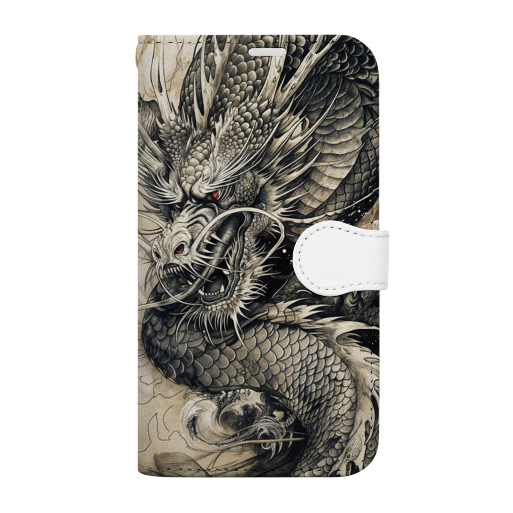 Leopardxxxの龍神 Book-Style Smartphone Case