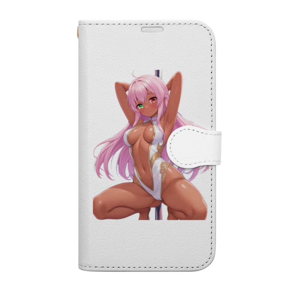 ヴィヴィオのポールダンス Book-Style Smartphone Case