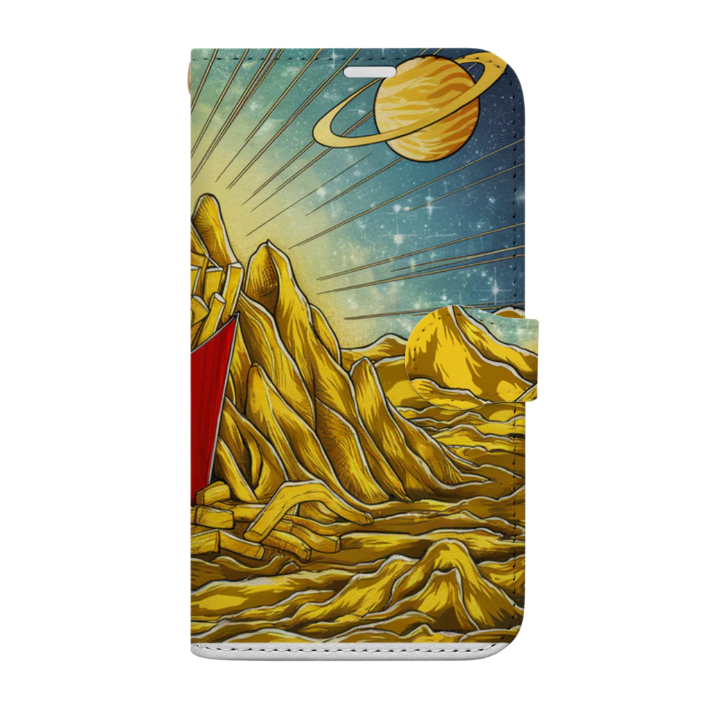 JoyfulMomentsCraftsの黄金とポテト ー Golden and Potato ー Book-Style Smartphone Case